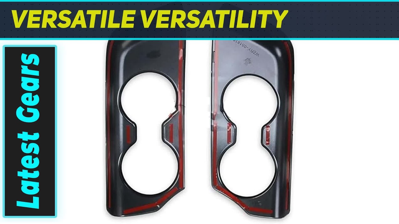 Amazing Wood Grain Cup Holder Sticker Cover for Toyota Highlander Hybrid