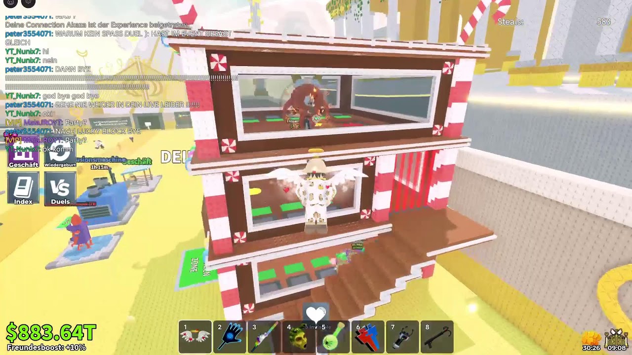 Admin abuse in SAB PLUS TRADEN!!