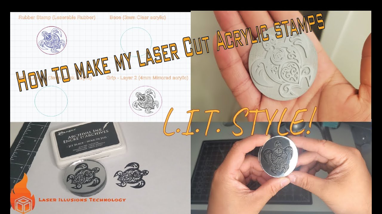 How to Laser Cut Acrylic Stamps! | LIT Tutorials
