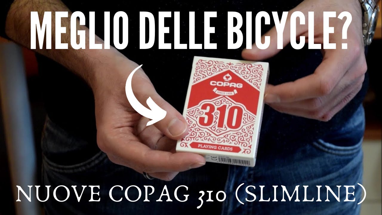 Un mazzo MIGLIORE DELLE BICYCLE?! // Recensione Copag 310 Slimline!