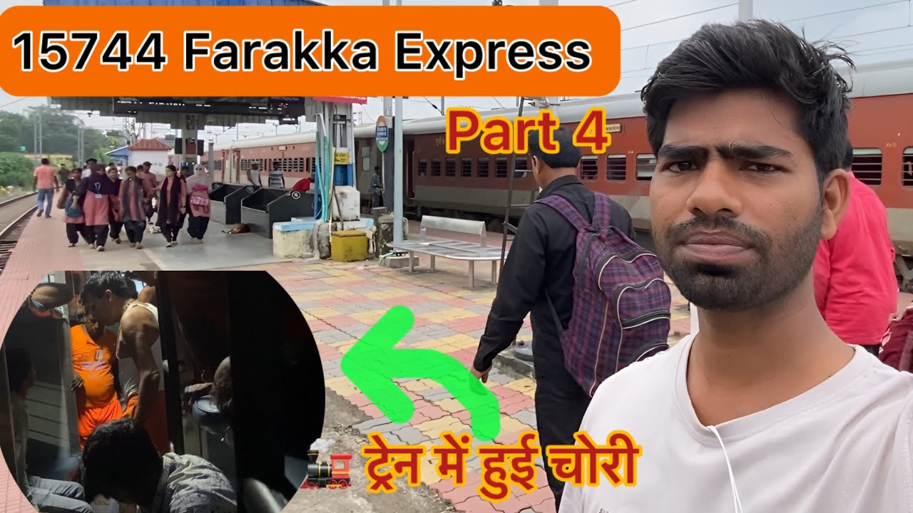 15744  Farakka Express || Varanasi To Balurghat Train Journey