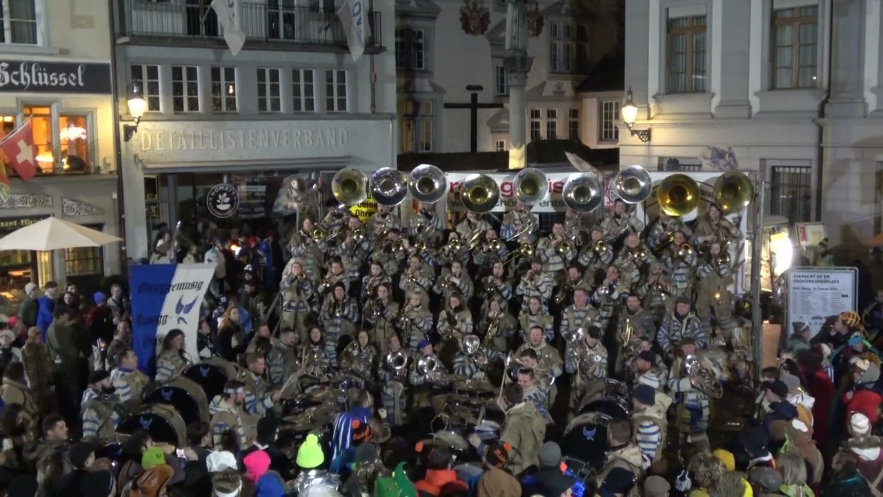 Musegg-Geischter Lozärn - Konzärt ofm Franziplatz 13.02.2024