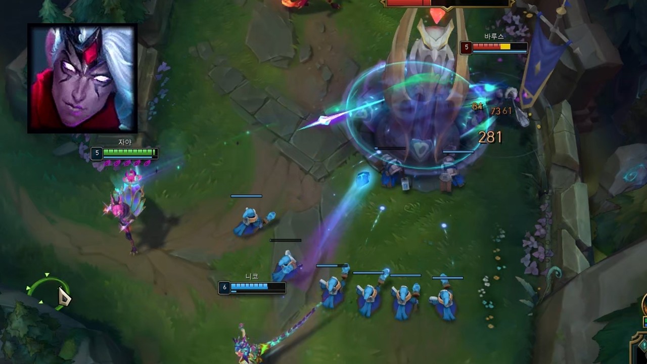 대회 OP 포킹 바루스 상대법 [자야 vs 바루스]