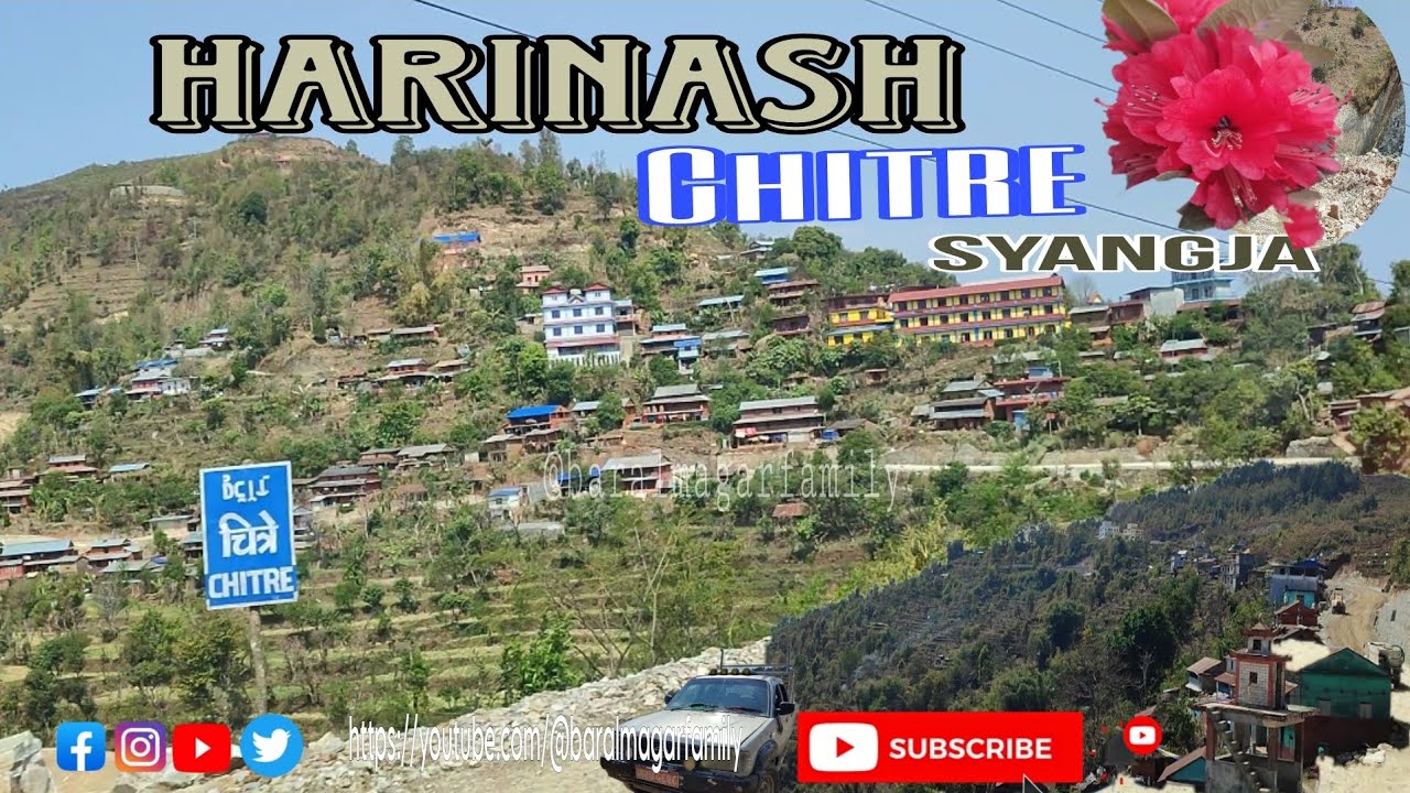 Harinas Rural Municipality|| Beautiful Place Chitre Village.#syangja