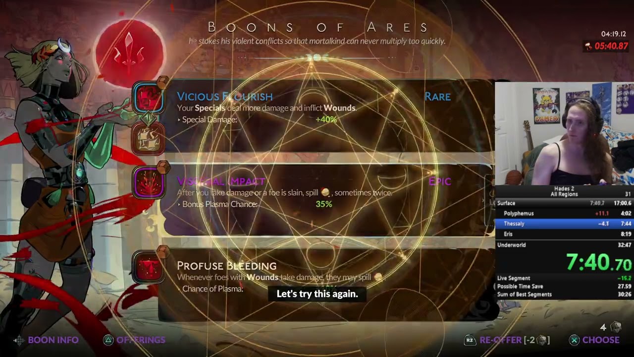 Hades 2 Speedrun - Circe Staff in 32:10 RTA [All Regions, Patch 1.1]