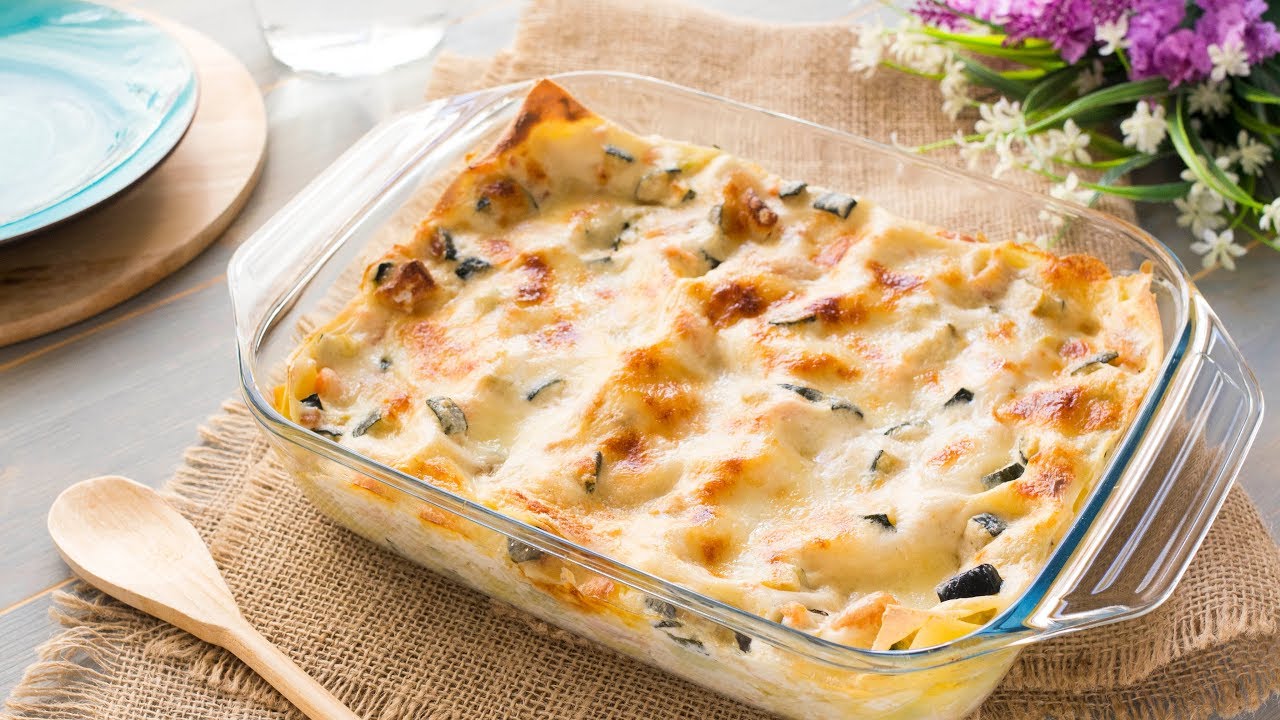 Lasagne Salmone e Zucchine con Besciamella Fatta in Casa ❤️ 55Winston55