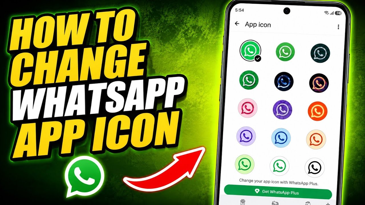 Как изменить иконку WhatsApp 📱