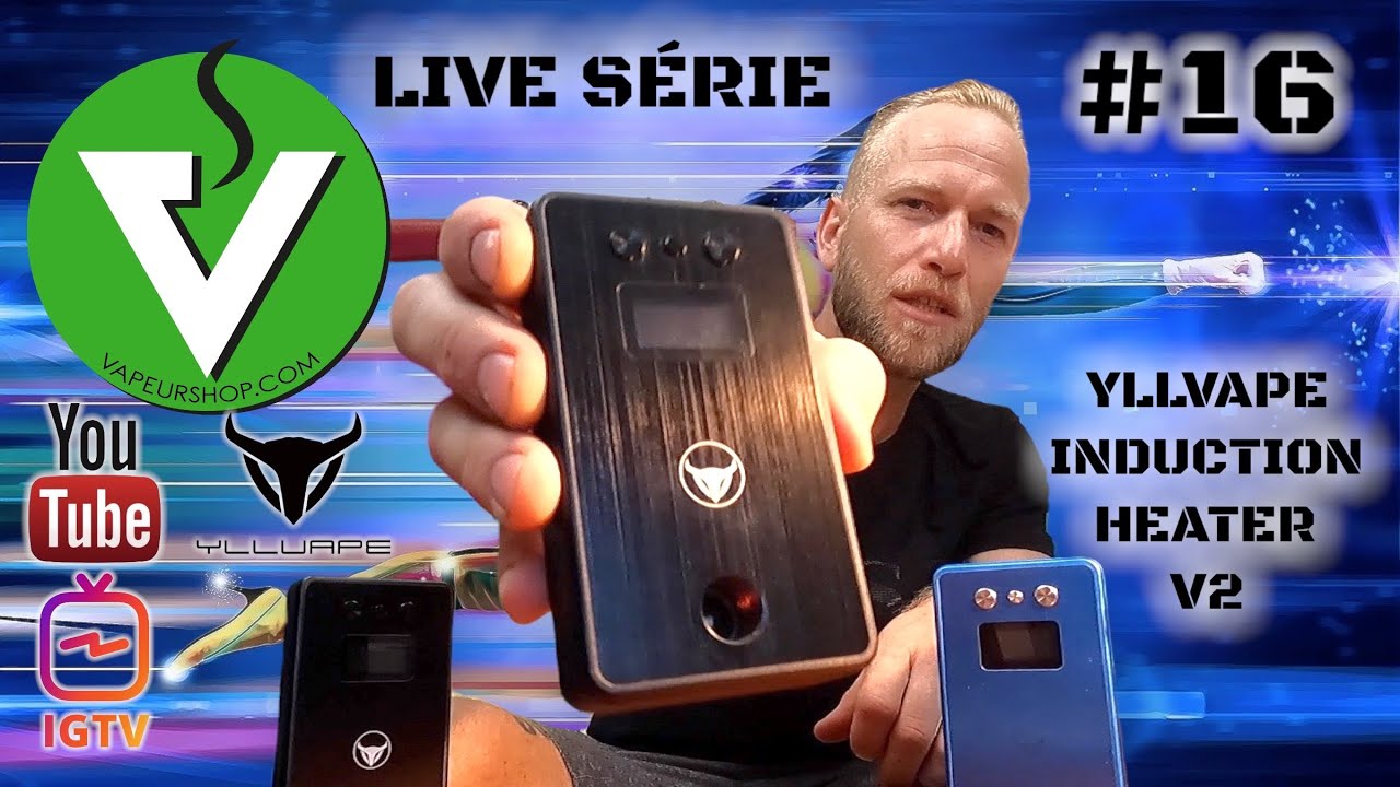 YLLVAPE chauffage induction Pour VapCap Dynavap - Live s&eacute;rie #16