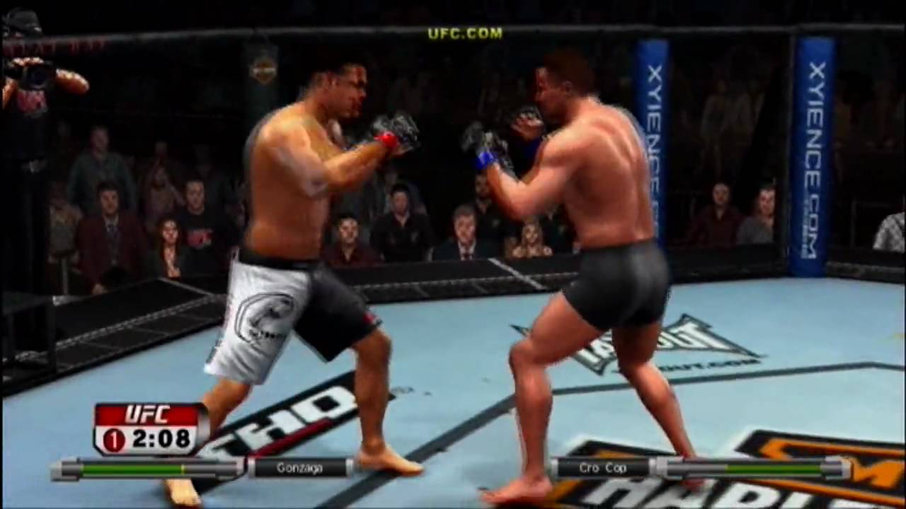 UFC2009 Gabriel Napao x Mirco Cro Cop GAMEPLAY