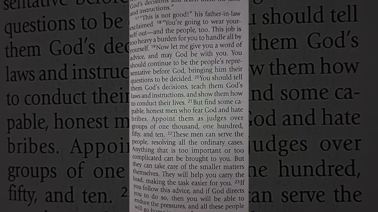 Exodus 18 & 19 