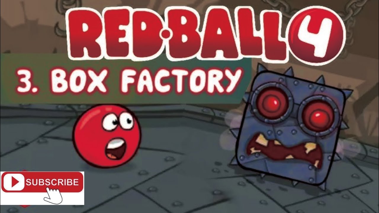 Red Ball 4  : Level 31-45 | The box Factory | Red Ball 4 | @thegame_nn
