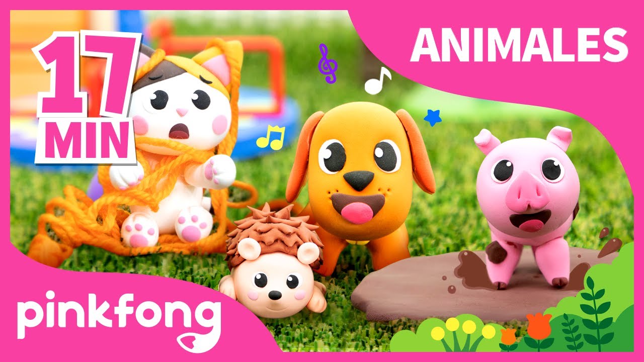Los Animales de la Granja | Plastilina | +Recopilación | Pinkfong Canciones Infantiles