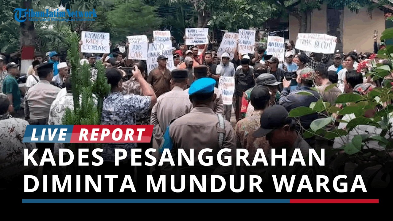 Kades Pesanggrahan  Didemo oleh Warga, Dituntut untuk Mundur karena Diduga Menggadaikan Tanah
