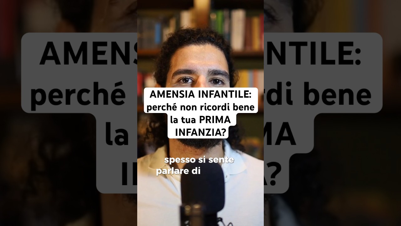 Amnesia infantile: perch&eacute; non ricordi bene la tua prima infanzia? #shorts