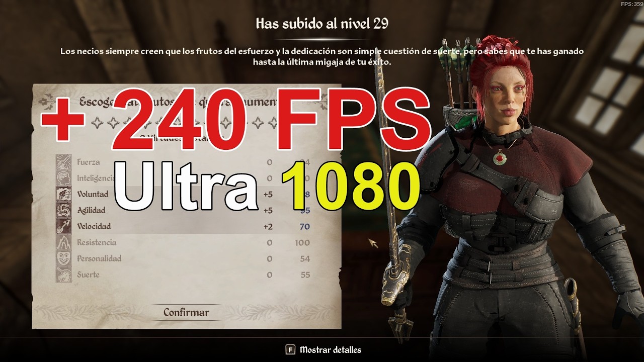 MÁS de 240 FPS en Oblivion Remastered 🛠️ MEJOR CONFIGURACIÓN (Guía Completa Español)