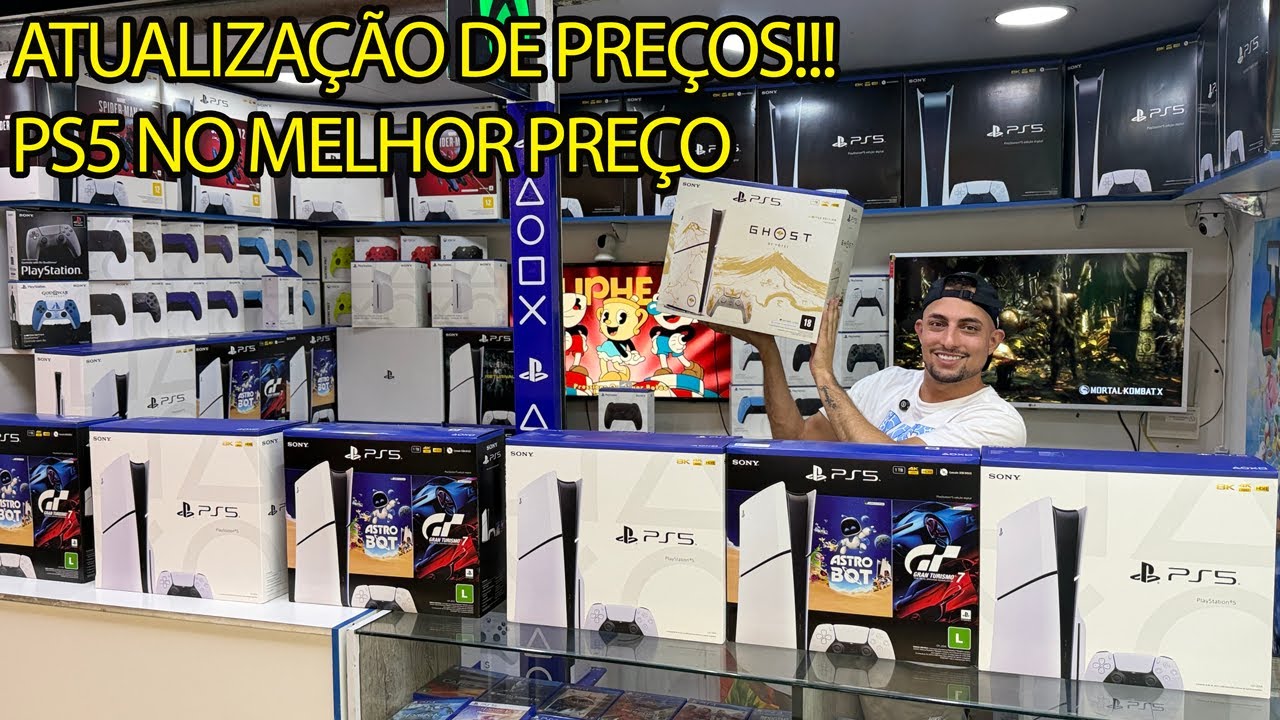 ATUALIZAÇÃO DE PREÇOS DOS GAMES!!! PS5 NO MELHOR PREÇO DO BRASIL - TOTAL GAMES
