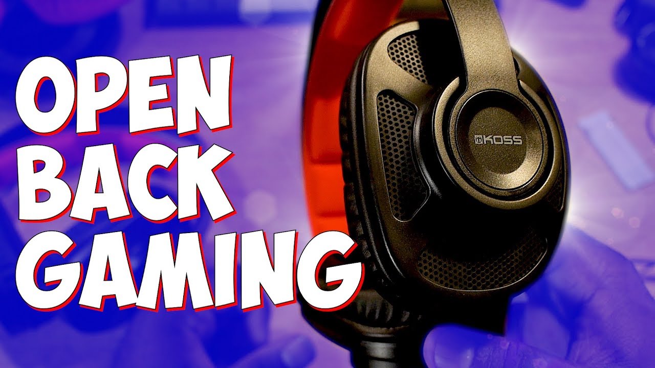 Koss GMR 540 & 545 Gaming Headphones: Open Back Sound Quality