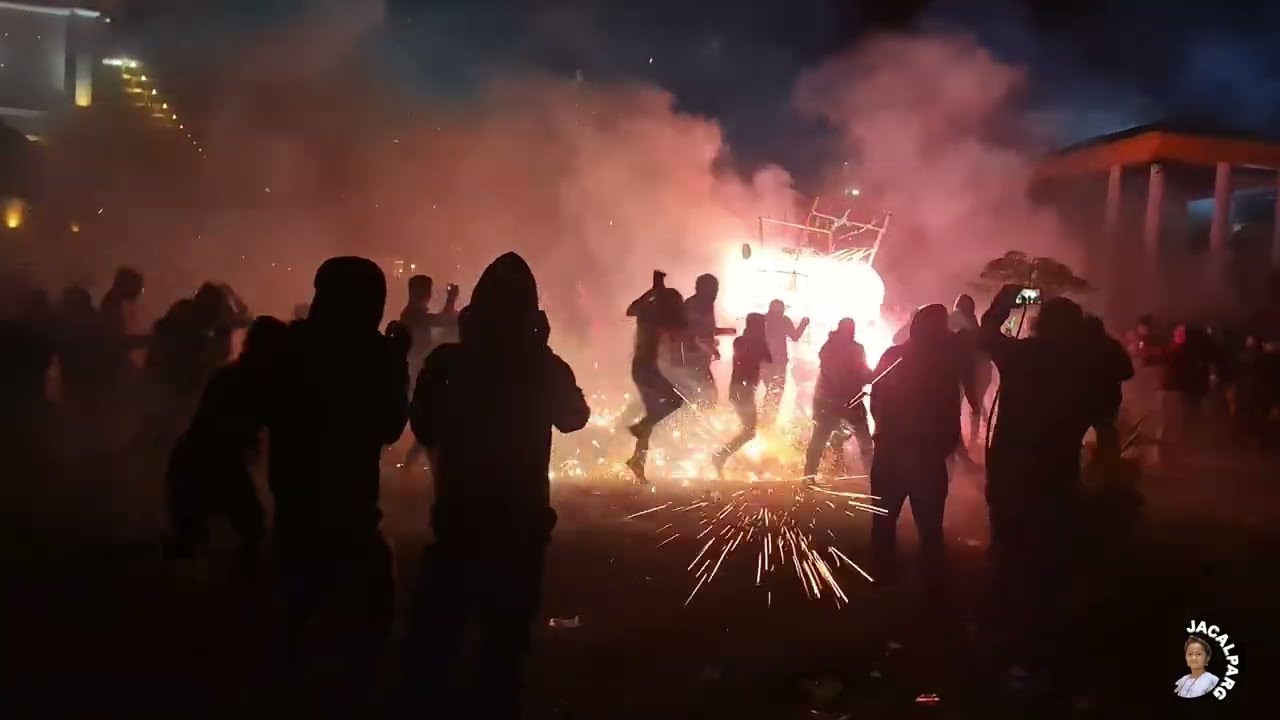 Quema de Toritos en Jacaltenango 2023