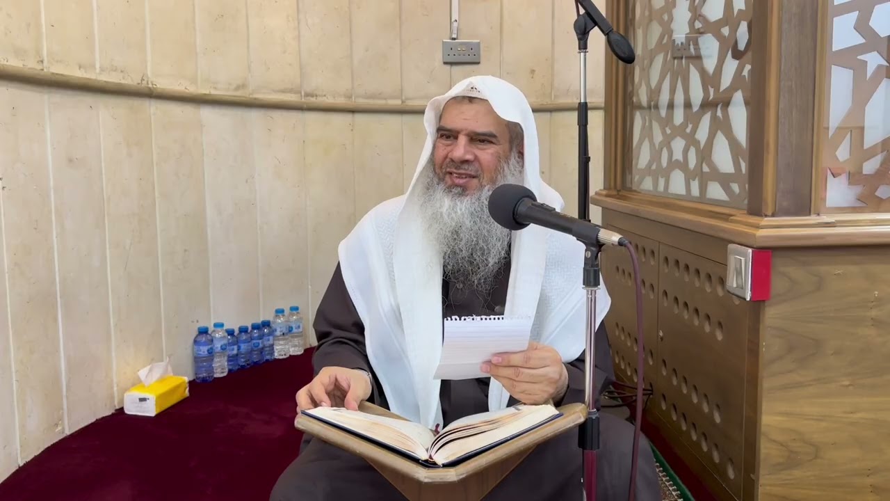 الشيخ هشام الدليمي( حفظه الله تعالى ) تفسير سورة الأنفال الاية (23 - 26)