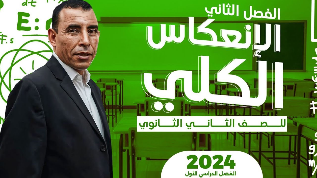 الفصل الثاني - المحاضرة الثالثة ( الانعكاس الكلي ) | الصف الثاني ثانوي | علي رياض 2024