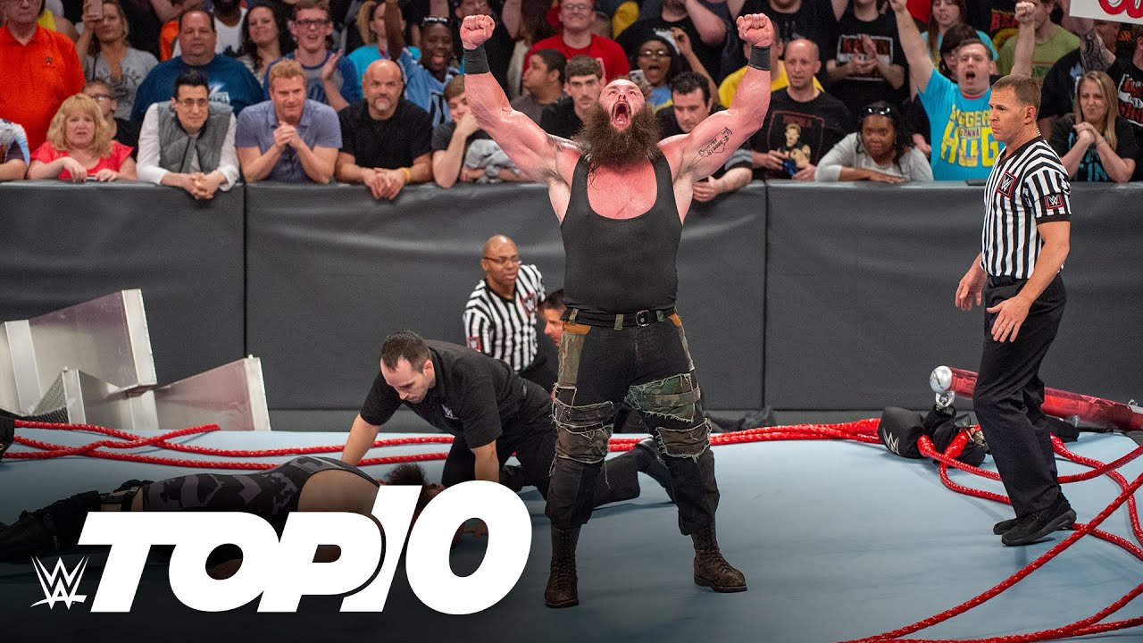 Брон Строуман сражается с большими парнями: WWE Top 10, 7 февраля 2021 г.