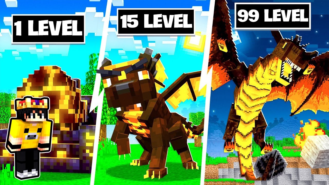 Minecraft'ta EJDERHALAR EVRİM GEÇİRDİ!
