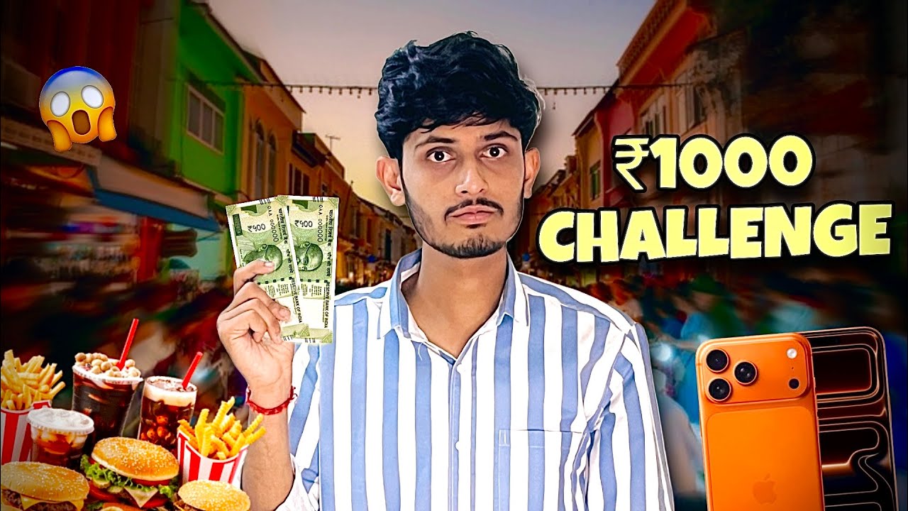 Surviving 24 Hours with ₹1000 😳💸 (NO MAPS Challenge 🧭)