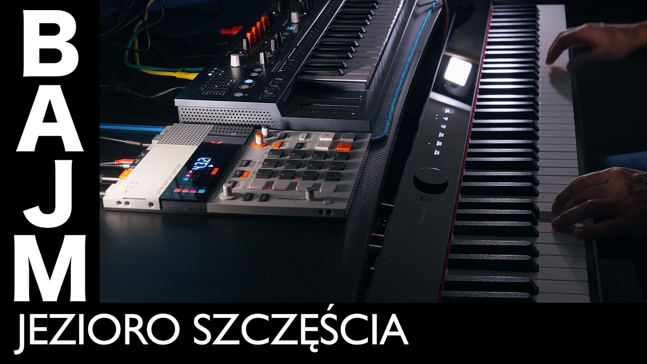 Bajm -Jezioro szczęścia - instrumental synth / piano cover - live jam arturia minifreak & EP-133