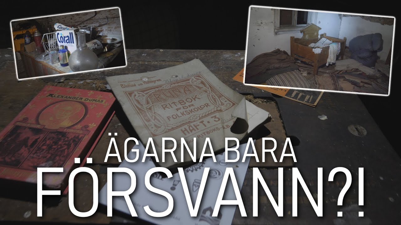 Besöker Övergivet Hus Med ALLTING KVAR Från 1940 Talet