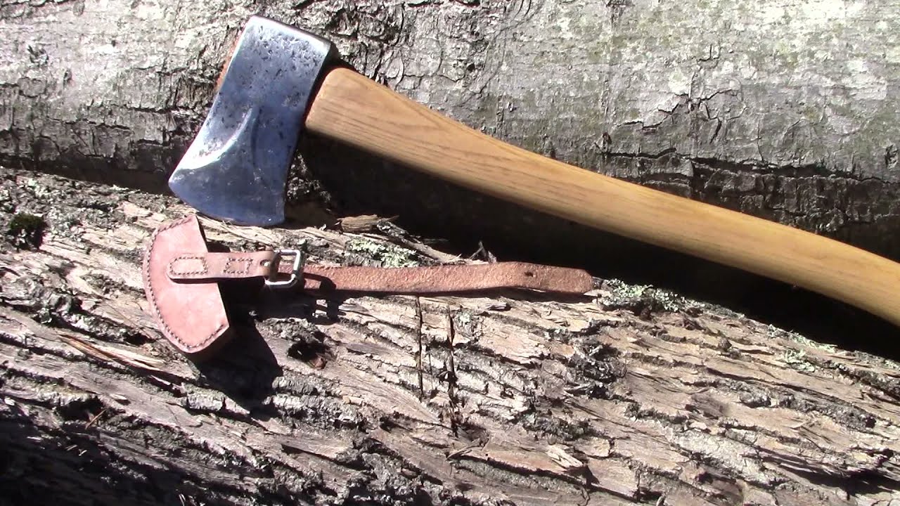 Phantom Bevel Axe Refurbish - Making The Sheath