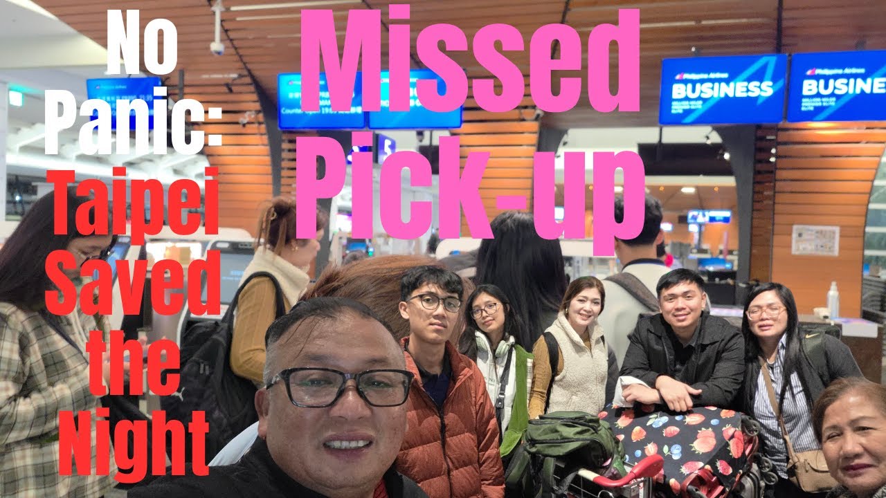 DEPARTURE TAIWAN : The Van Never Came: How We Still Caught Our Flight via MRT