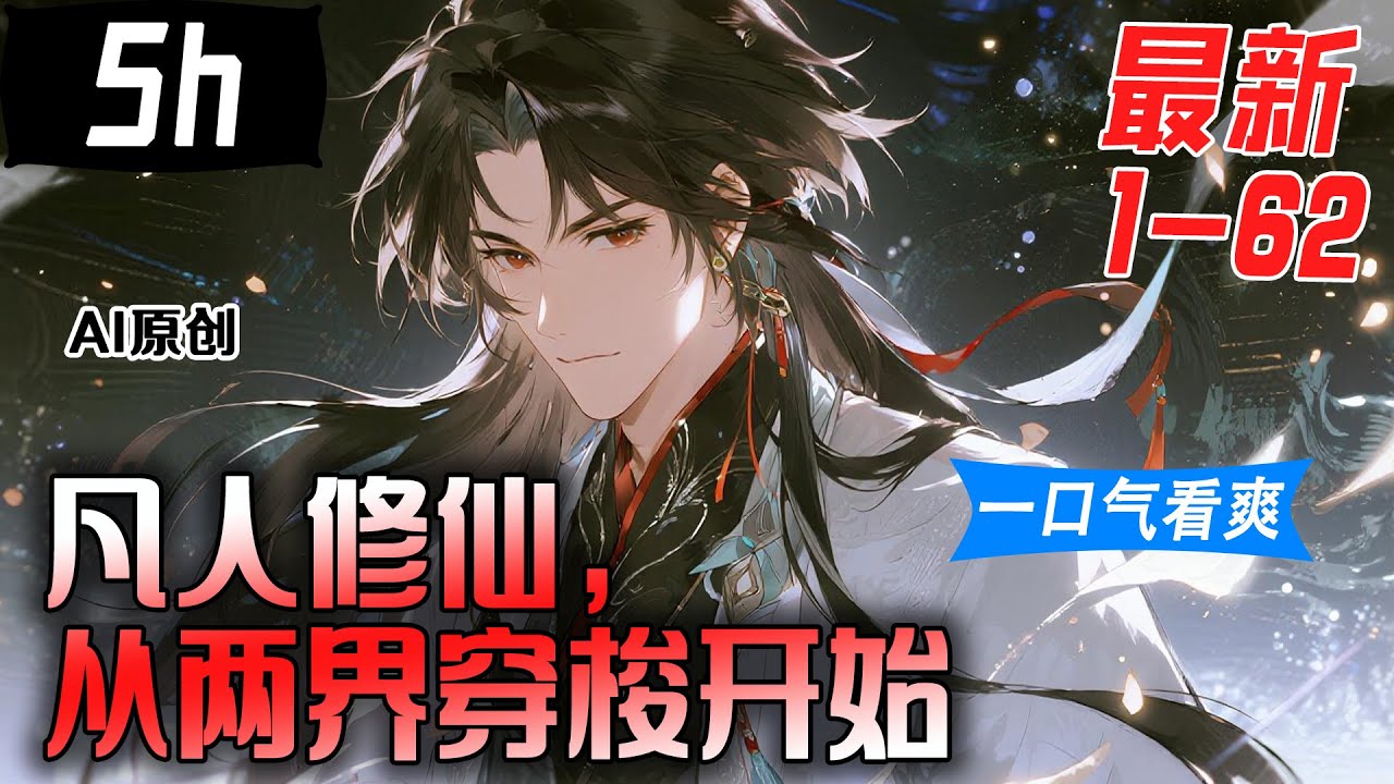 💥一口气看到爽《凡人修仙，从两界穿梭开始》1-62：葉夕穿越了，還是雙穿，剛剛從高武世界變成高手，他就到了修仙世界，這裡的師兄們超級好相處，說話又好聽，個個是人才！【AI原创】#漫画解说 #小新漫剪