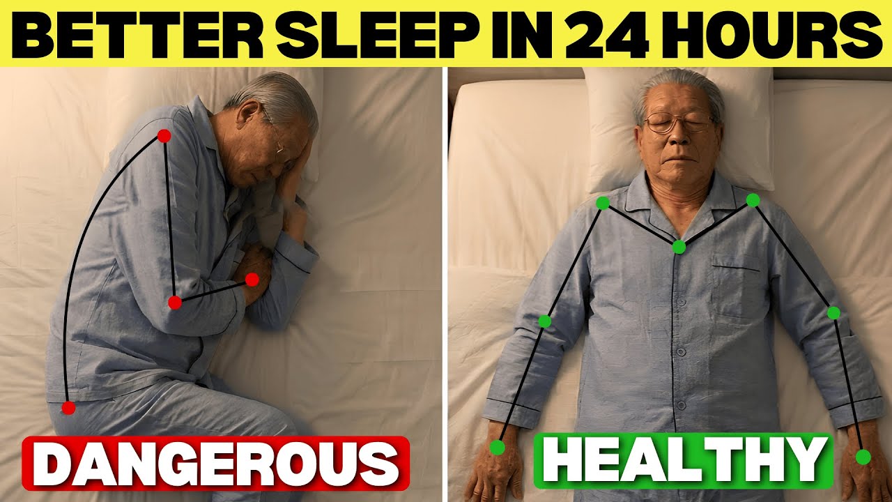 Japan's Oldest Doctor: BEST Sleeping Positions for Seniors To Improve Sleep & Prevent Stiffness