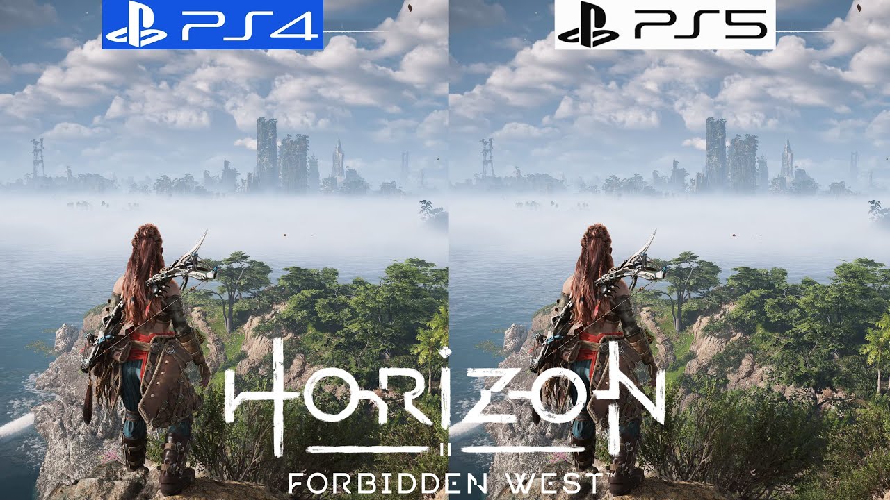 Horizon Forbidden West PS4 vs PS5 - Graphics Comparison - Framerate - Loading Times - 4k