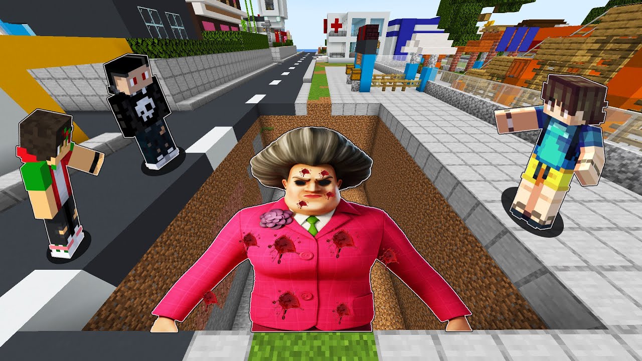 We Found A Scary Buried Scary Teacher's Body in Minecraft (Tagalog)