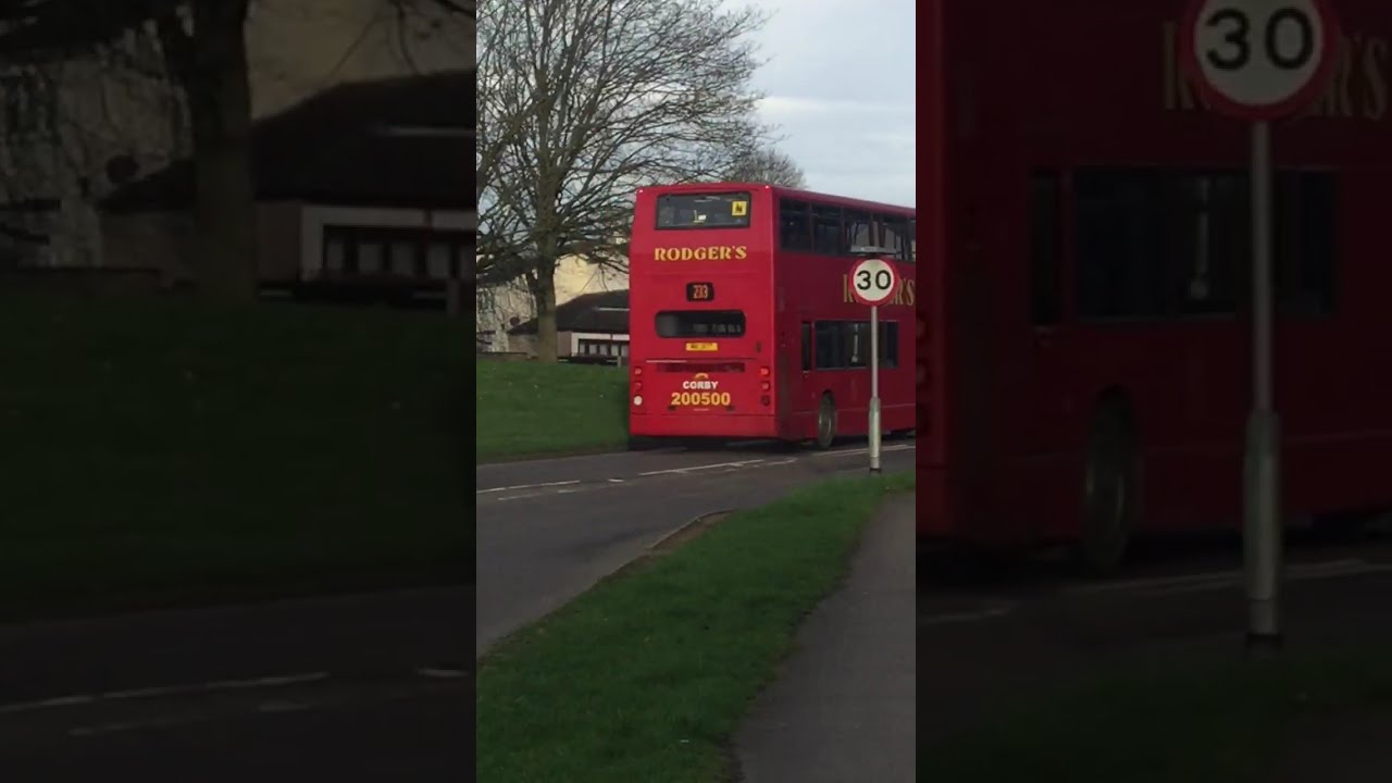 Buses in Corby by the Grampian March 2026