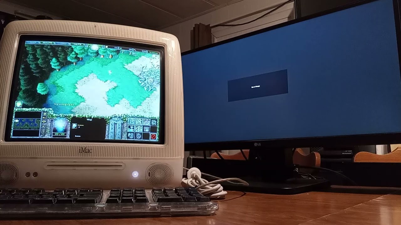 Warcraft 3 - iMac G3 - 600mhz - ATI Rage 128 Ultra - 256mb SDRAM