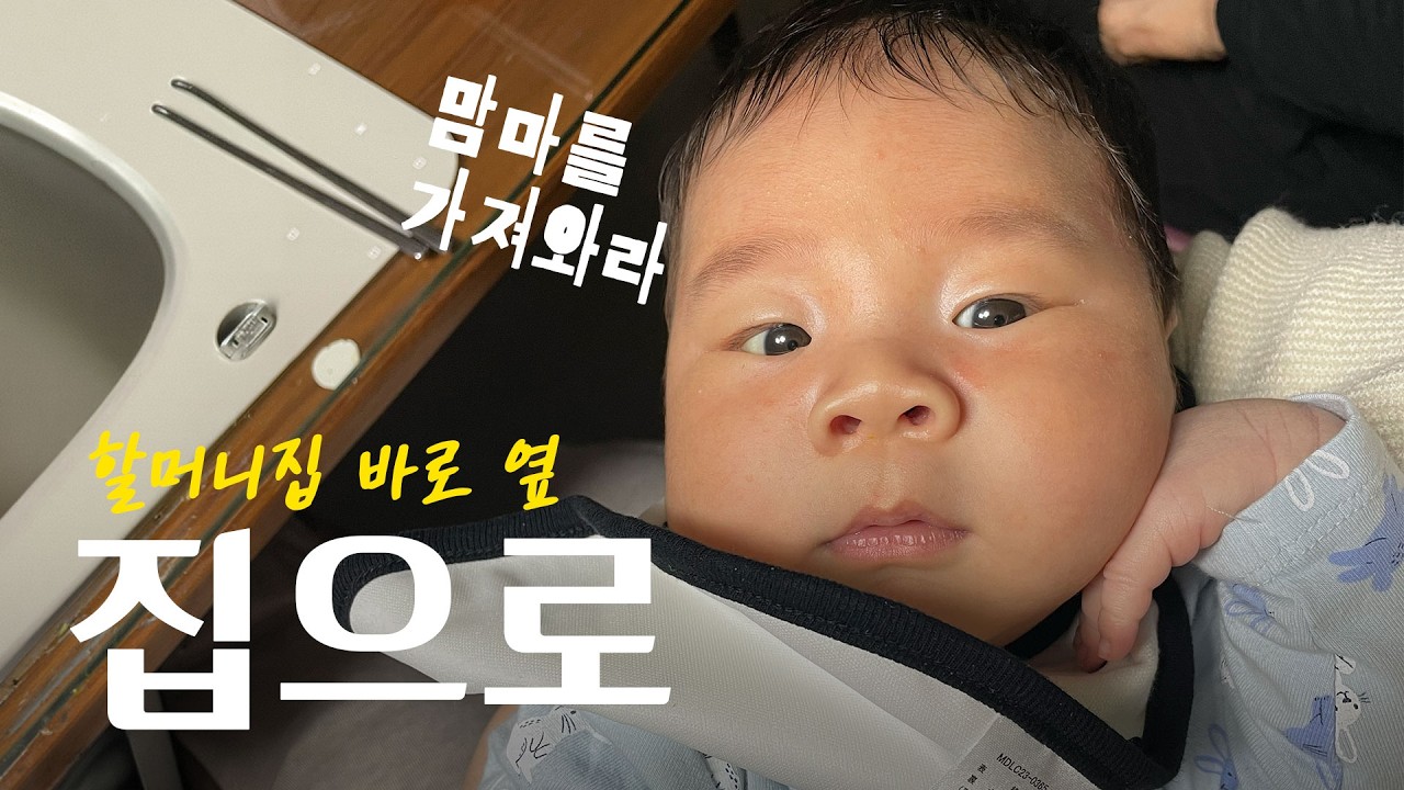집으로 (feat. 신생아 50일 촬영)