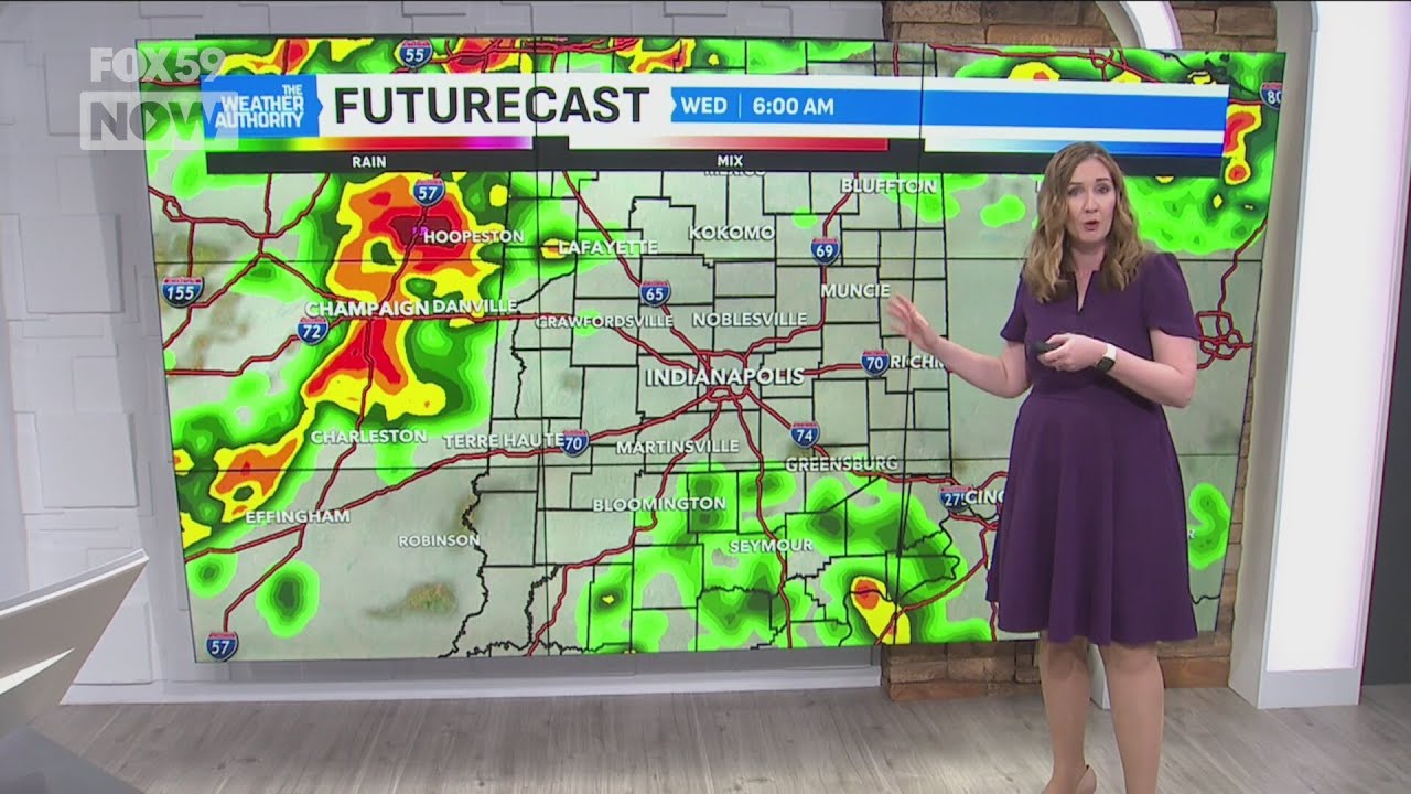 Area sees warmer weather, with potential risk for severe weather Wednesday