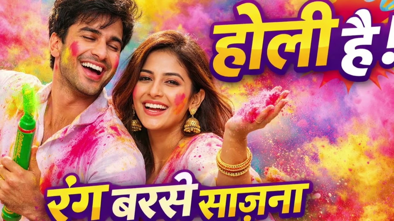 “रंग बरसे, दिल तरसे,तेरे नाम पे होली खेले हमसे 💛#holi #new song 
