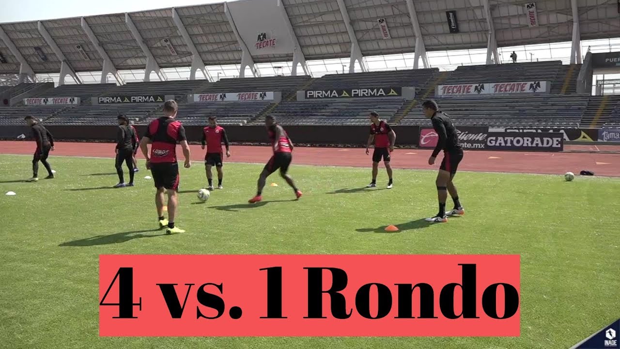 Football/Soccer Skills: 4 vs 1 Rondo