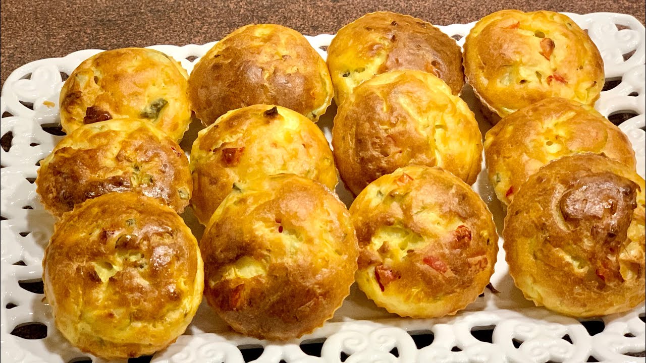 Бързи солени мъфини ( кексчета) - лесно и вкусно / Соленые кексики- просто, вкусно и быстро