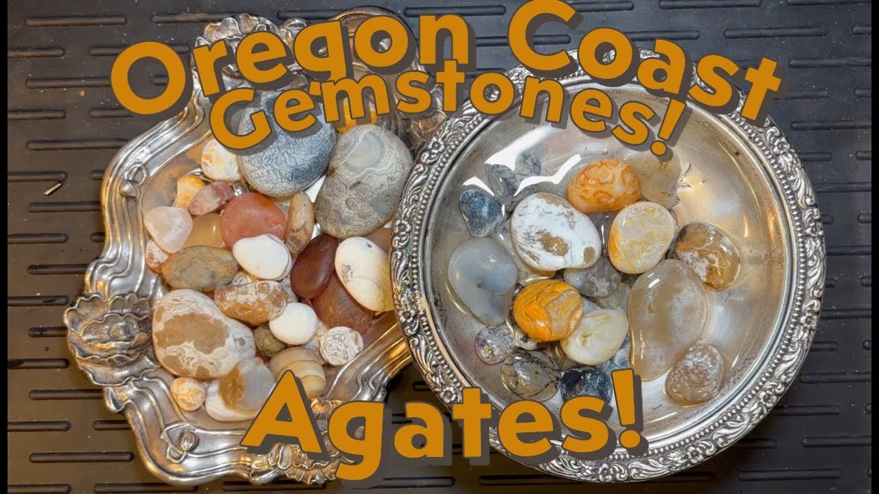 Gemstones from my Childhood! Oregon Coast Agates. #gemstone #gems #rock #oregon #ocean #beach