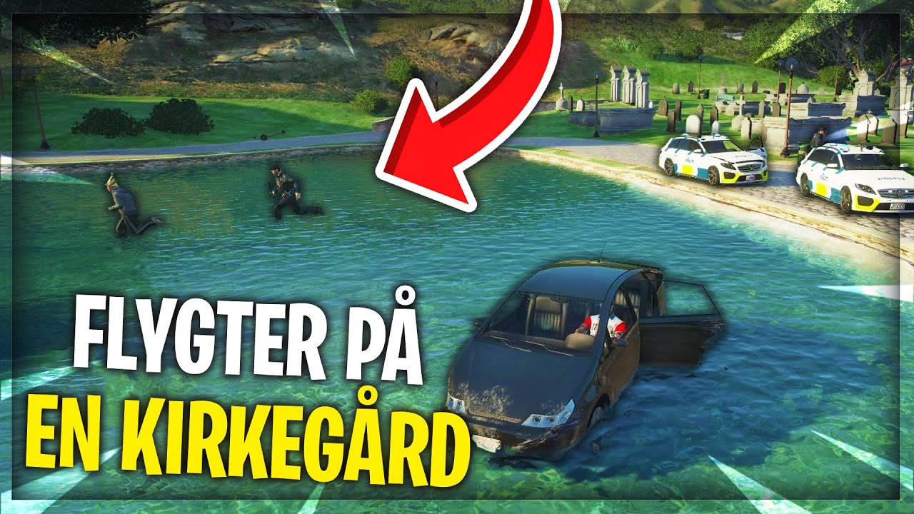 Flygter Fra Politiet På En KIRKEGÅRD!- DANSK GTA 5 RP FIVEM