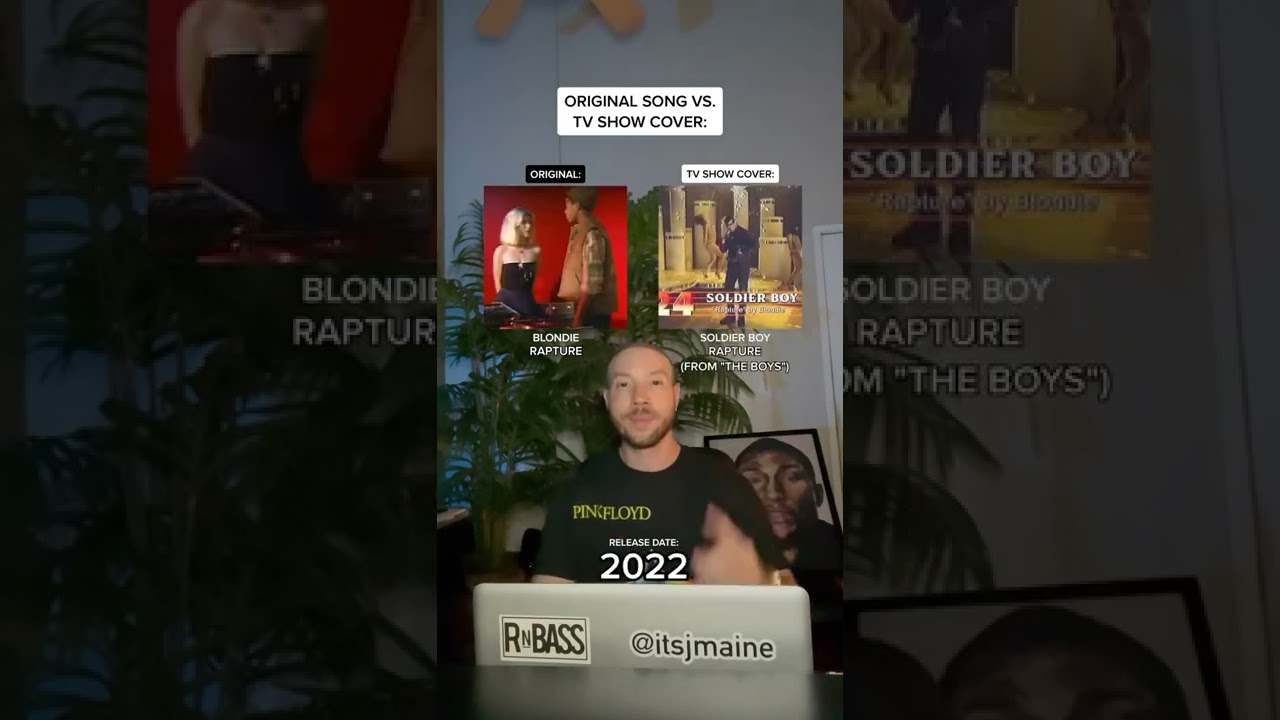 Original Song Vs. TV Show Cover: Blondie & Soldier Boy &ldquo;Rapture&rdquo; #shorts #rapture #soliderboy #cover