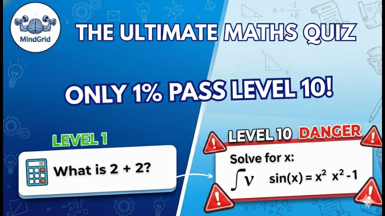 Can You Pass the Ultimate Maths Test? (MindGrid #1)