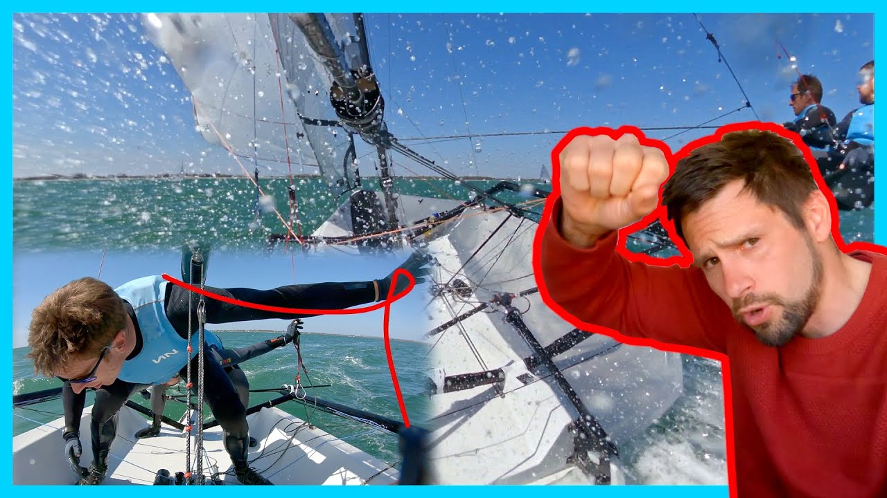 Better High Wind Tacks: The one-handed mainsheet duck!