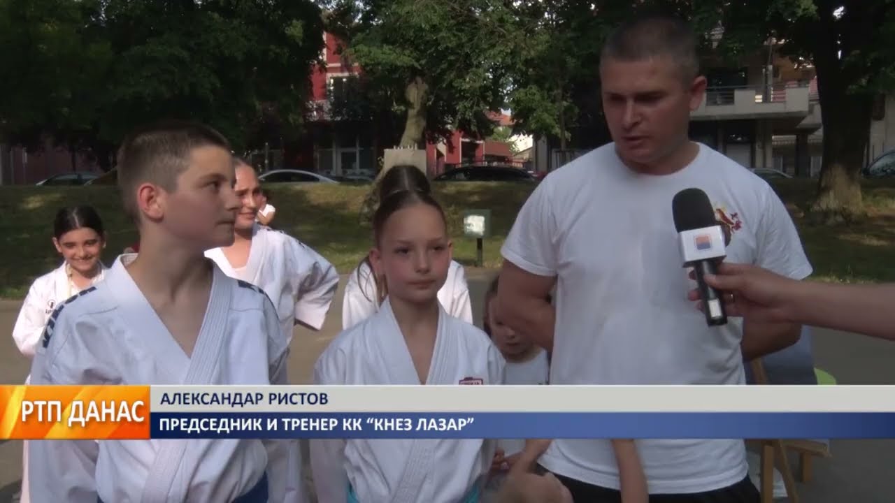 Televizija Pomoravlje - Reprezentativci Karate kluba 