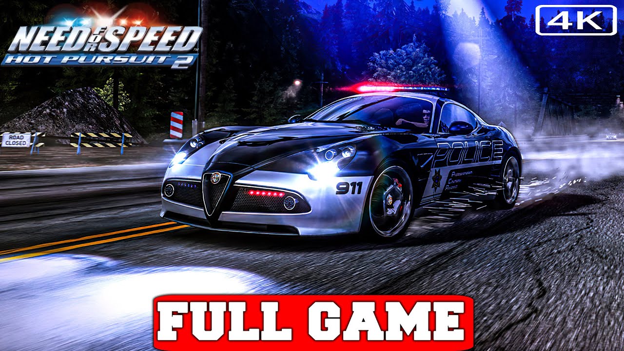 NEED FOR SPEED HOT PURSUIT 2 Gameplay Walkthrough FULL GAME No Commentary (PS2 4K Longplay)
