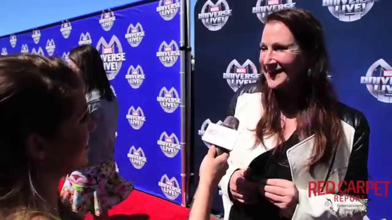 Shanda Sawyer at the MARVEL UNIVERSE LIVE! celebrity premiere #MarvelUniverseLIVE